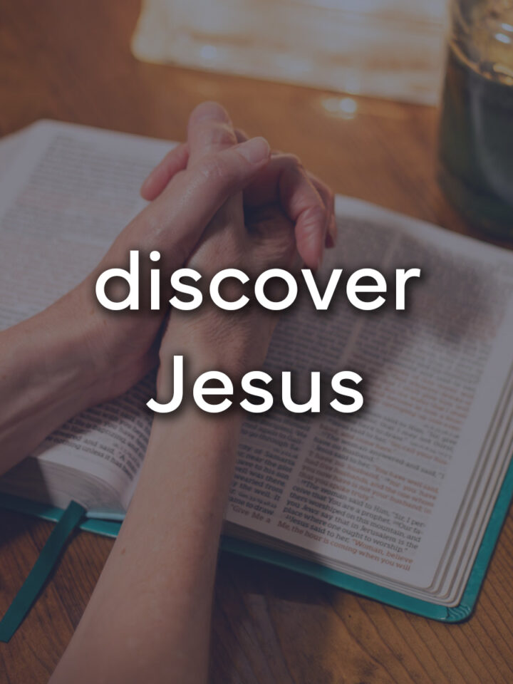 praying hands on an open Bible with the words "how to get saved".